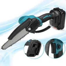 KRAFFTEC Chain Saw 8 — аккумуляторная цепная мини-пила 24V, 2 АКБ, 550–800 Вт, шина 205 мм, 10 м/с, кейс