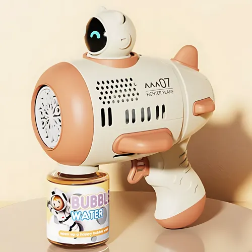 Детский автоматический пистолет-пулемёт для мыльных пузырей Toy Bubble Gun AND 388-10 с подсветкой и звуком - фото 10