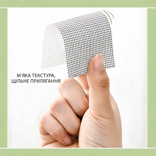 Лента для ремонта москитной сетки 5×200 см TAPE LY-668, стекловолокно, самоклеящаяся, для окон, дверей, серый - фото 14