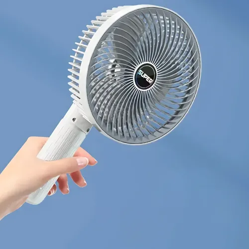 Вентилятор Mini USB Fan XL-1293 дротовий, з прищіпкою, безщітковий мотор, 3 швидкості, поворот 120°, білий - фото 6