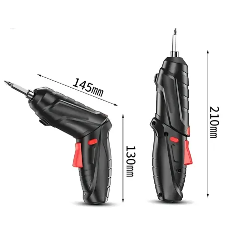 Аккумуляторный шуруповерт 3.6V 1800 мАч USB, 47-в-1: реверс, LED-подсветка, кейс, насадки, отвертка-дрель - фото 14