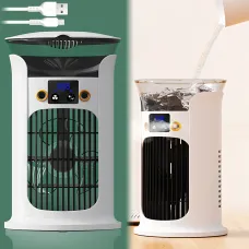 Мини-кондиционер-вентилятор с увлажнением LY-940, 3 скорости, USB, бесщёточный двигатель, 270×165×160 мм
