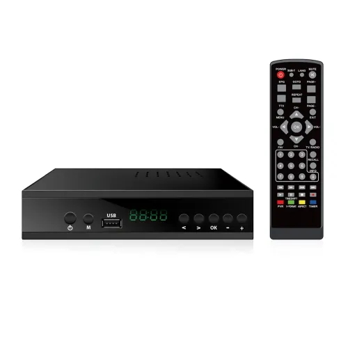 Цифровая приставка YASIN T8000 (DVB-T2) разъем под wi-fi, LED-дисплей, поддержка Dolby Digital, металлическая - фото 2