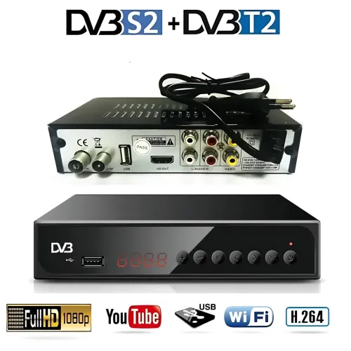 Цифровая приставка DVB-T2 T15 в металлическом корпусе с Wi-Fi, дисплеем, поддержкой Full HD 1080p, Dolby AC3 - фото 4