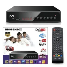 Цифровая приставка DVB-T2 T15 в металлическом корпусе с Wi-Fi, дисплеем, поддержкой Full HD 1080p, Dolby AC3