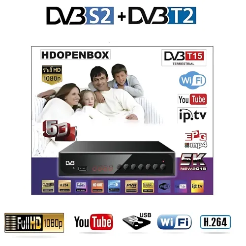 Цифровая приставка DVB-T2 T15 в металлическом корпусе с Wi-Fi, дисплеем, поддержкой Full HD 1080p, Dolby AC3 - фото 14