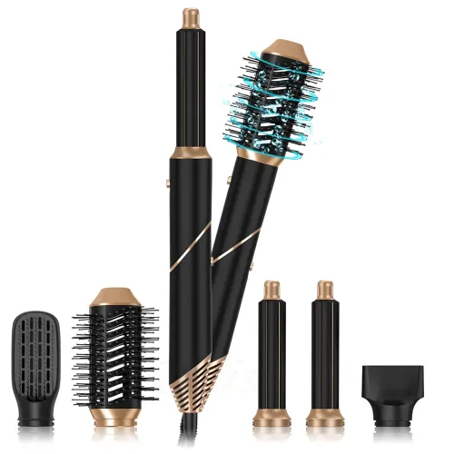 Hot Air Styler 6‑в‑1 ‒ многофункциональная фен‑расческа: сушит, укладывает, завивает и разглаживает, ионизация - фото 16