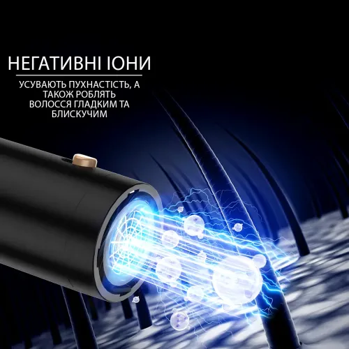 Hot Air Styler 6‑в‑1 ‒ многофункциональная фен‑расческа: сушит, укладывает, завивает и разглаживает, ионизация - фото 6