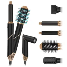 Hot Air Styler 6‑в‑1 ‒ многофункциональная фен‑расческа: сушит, укладывает, завивает и разглаживает, ионизация