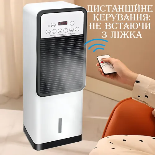 Кондиціонер з обігрівом і зволоженням Zepline ZP-107, 3500 Вт/1200 Вт, бак 5 л, на площу до 20 м2, сенсор - фото 10