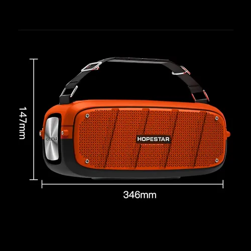 ​​​​​​​Портативная Bluetooth колонка Hopestar A20 PRO с микрофоном, Power Bank, влагозащитой IPX6, 55 Вт, АКБ - фото 16
