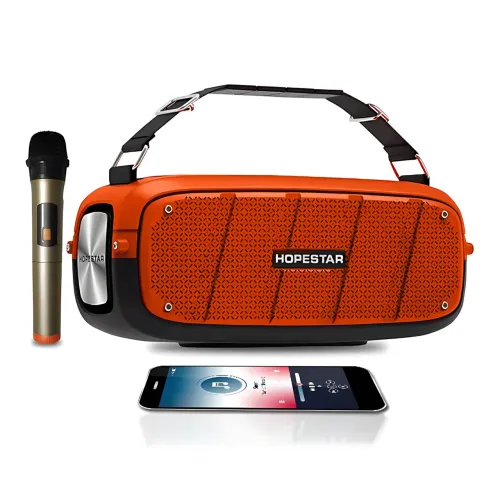 ​​​​​​​Портативная Bluetooth колонка Hopestar A20 PRO с микрофоном, Power Bank, влагозащитой IPX6, 55 Вт, АКБ - фото 6