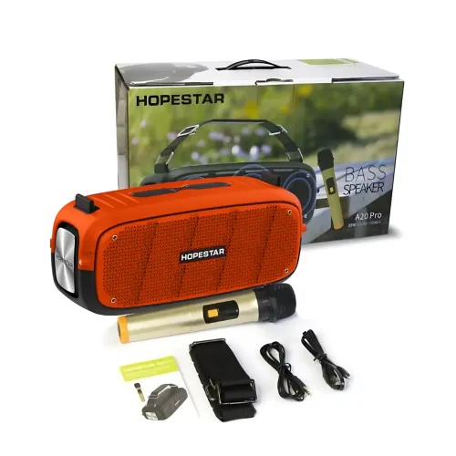 ​​​​​​​Портативная Bluetooth колонка Hopestar A20 PRO с микрофоном, Power Bank, влагозащитой IPX6, 55 Вт, АКБ - фото 18