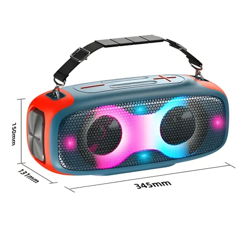 Портативна Bluetooth-колонка Hopestar A30 Party 70Вт, TWS, RGB-підсвітка, IPX6, 8800 мА·год, AUX, USB, BT 4.0 Зелений - фото 12