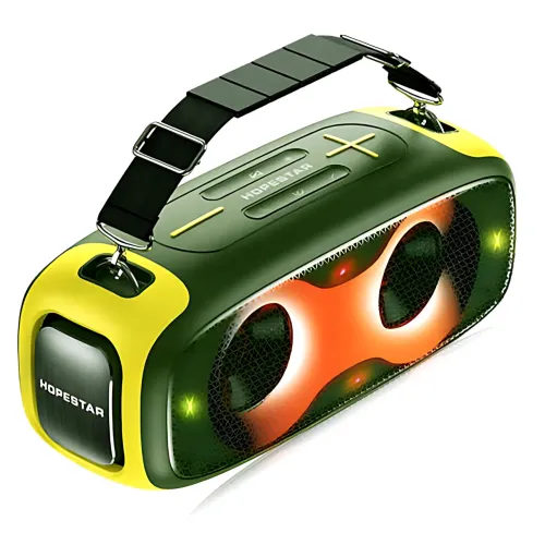 Портативна Bluetooth-колонка Hopestar A30 Party 70Вт, TWS, RGB-підсвітка, IPX6, 8800 мА·год, AUX, USB, BT 4.0 Зелений - фото 2