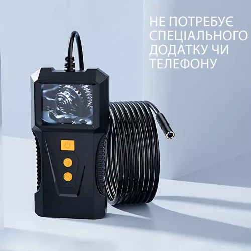 Эндоскоп с экраном RIAS P230, кабель 5 м, 8 мм камера, 8 LED, жёсткий провод, IP68, автономный (батарейки) - фото 8
