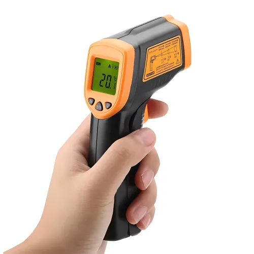 Инфракрасный бесконтактный пирометр Temperature AR-360 (–50 до +420°C) с лазерным прицелом, подсветкой - фото 10