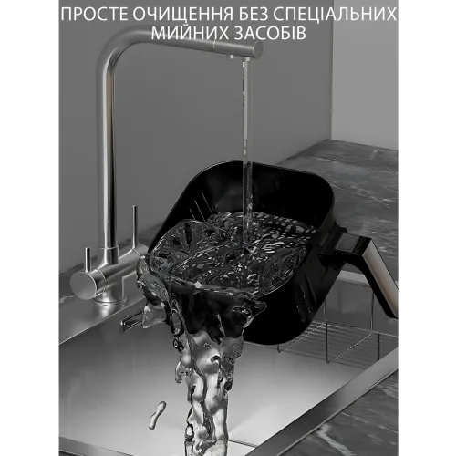 Фритюрница аэрофритюрница Zepline ZP-216, 12 л, 4200 Вт, 2 ТЭНа, сенсорное управление, антипригарная, сталь - фото 8