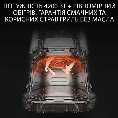Фритюрница аэрофритюрница Zepline ZP-216, 12 л, 4200 Вт, 2 ТЭНа, сенсорное управление, антипригарная, сталь - фото 12