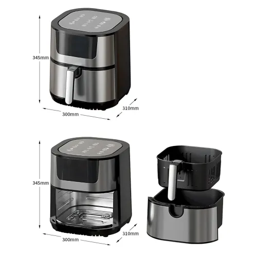 Фритюрница профессиональная 12 л Zepline ZP-217, 4200 Вт, 2 ТЭНа, 2 антипригарные корзины, сенсорные кнопки - фото 16