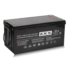 Гелевый аккумулятор ZXX 12V 200Ah герметичный, глубокого цикла, для солнечных панелей, ИБП, кемпинга