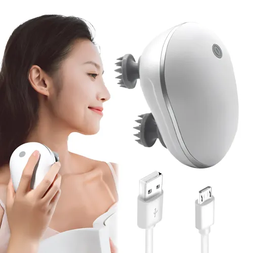 Массажёр для кожи головы с красным светом Smart Scalp, USB, беспроводной, водонепроницаемый - фото 14