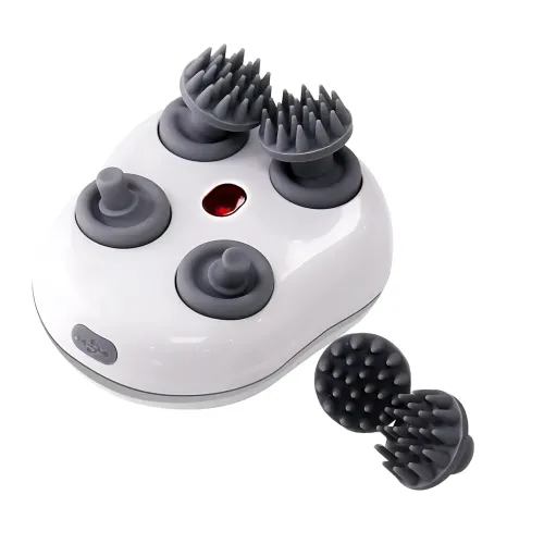 Массажёр для кожи головы с красным светом Smart Scalp, USB, беспроводной, водонепроницаемый - фото 16