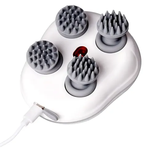 Массажёр для кожи головы с красным светом Smart Scalp, USB, беспроводной, водонепроницаемый - фото 6