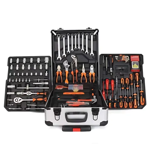 Профессиональный набор инструментов Tool Set 235 в алюминиевом чемодане на колесах, хром-ванадиевая сталь - фото 14