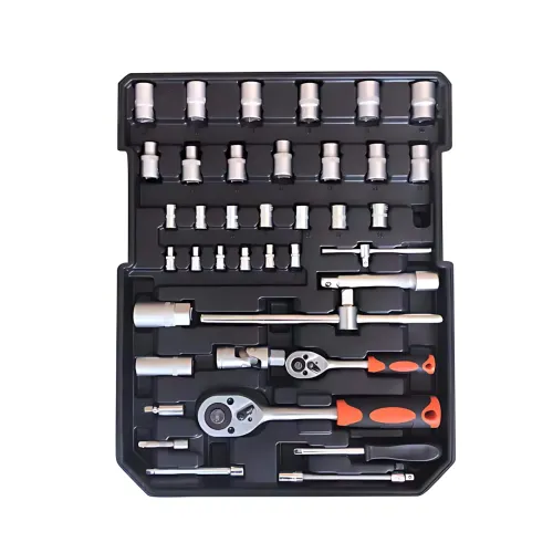 Профессиональный набор инструментов Tool Set 235 в алюминиевом чемодане на колесах, хром-ванадиевая сталь - фото 6