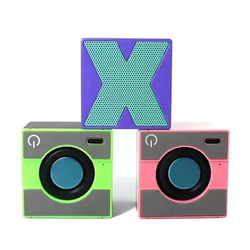 Bluetooth-колонка X1 Mini з мікрофоном, Bluetooth 5.0, стереозвуком і USB-C зарядкою, 400 мА·год Фіолетовий - фото 16