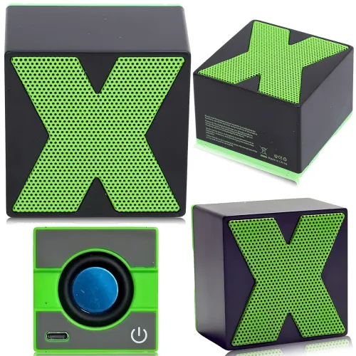 Bluetooth-колонка X1 Mini з мікрофоном, Bluetooth 5.0, стереозвуком і USB-C зарядкою, 400 мА·год Фіолетовий - фото 2