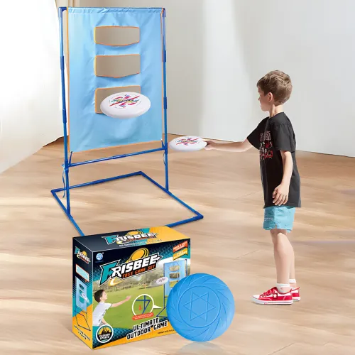 Игровой набор фрисби с мишенью, стойка Frisbee с отверстием, метание дисков, активная игра для улицы и дома