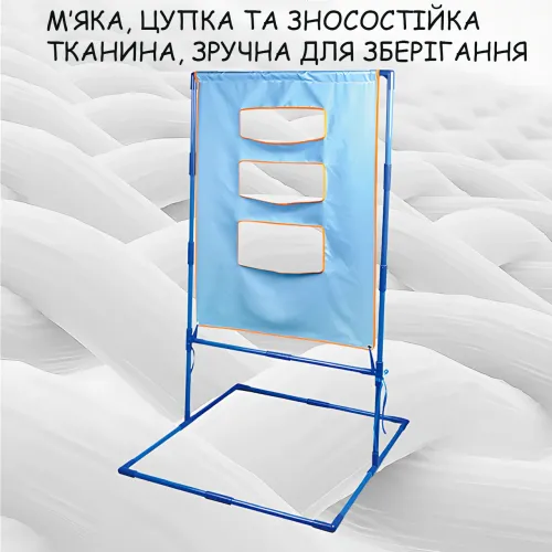 Игровой набор фрисби с мишенью, стойка Frisbee с отверстием, метание дисков, активная игра для улицы и дома - фото 8