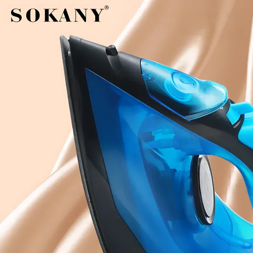 Электрический утюг SOKANY SK-11005, 1600 Вт, керамическая подошва, паровой удар, Anti-Calc, Anti-Scale, синий - фото 14