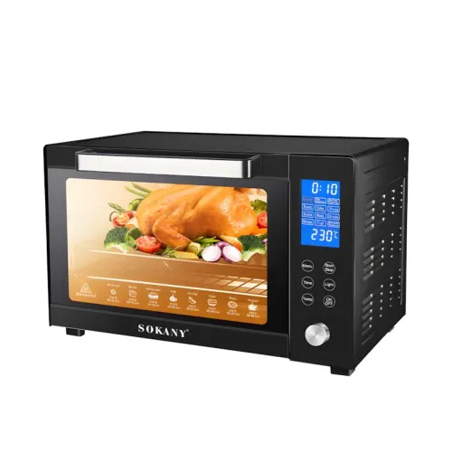 Электрическая настольная духовка Sokany SK-10011, 50 л, 1700 Вт, с грилем, конвекцией, вертелом и таймером - фото 2