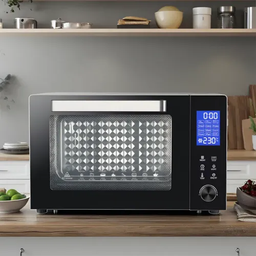 Электрическая настольная духовка Sokany SK-10011, 50 л, 1700 Вт, с грилем, конвекцией, вертелом и таймером - фото 14