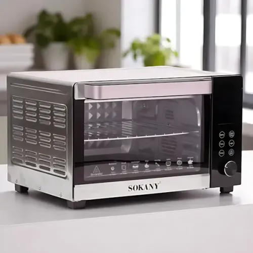 Электрическая настольная духовка Sokany SK-10009, 35 л, 1500 Вт, конвекция, гриль, таймер, белый - фото 8