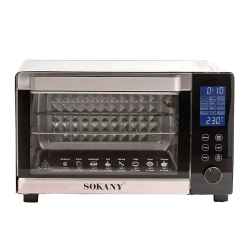 Электрическая настольная духовка Sokany SK-10009, 35 л, 1500 Вт, конвекция, гриль, таймер, белый - фото 4
