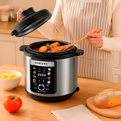 Мультиварка-скороварка Sokany SK-07043 — 7 л, 1500 Вт, антипригарна чаша, сенсорне керування, 15 програм - фото 10