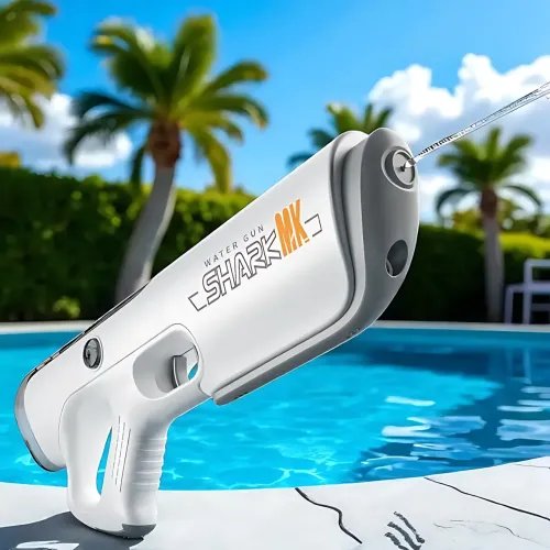 Аккумуляторный водяной бластер Shark MK CY-069, электрический, 350 мл, автонабор воды, дальность до 9 м - фото 12