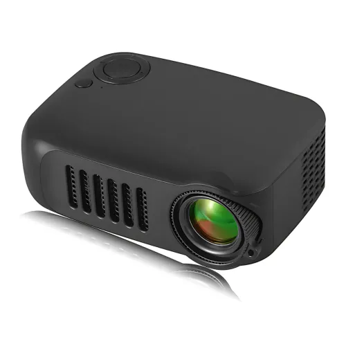 Портативний мініпроєктор A2000 BLACK, компактний LED-проєктор 1000 Лм, до 100, підтримка 1080P, з пультом - фото 6