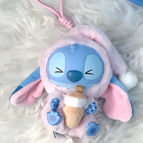 Фигурка-брелок Стич Labubu 15 см, мягкая игрушка-сюрприз, рандомный цвет, 1 из 7 вариантов - фото 4