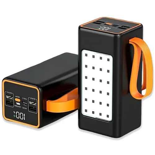 Hoco JA88A Power Bank 100000mAh, павербанк с быстрой зарядкой PD66W+QC3.0, фонариком и 4 USB-портами - фото 3