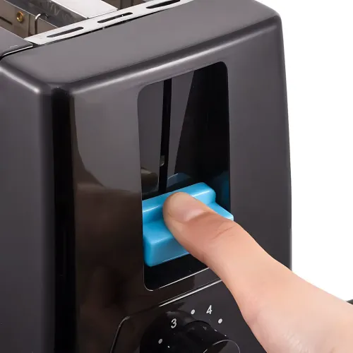 Тостер Domotec MS-263 650 Вт, 2 слоти, регулювання підсмажування, знімний піддон, захист від перегрівання, чорний - фото 4