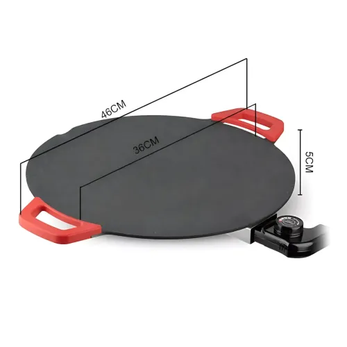 Електрична сковорода Domotec MS-5304, 36 см, 800 Вт, з антипригарним покриттям і регульованим термостатом - фото 9