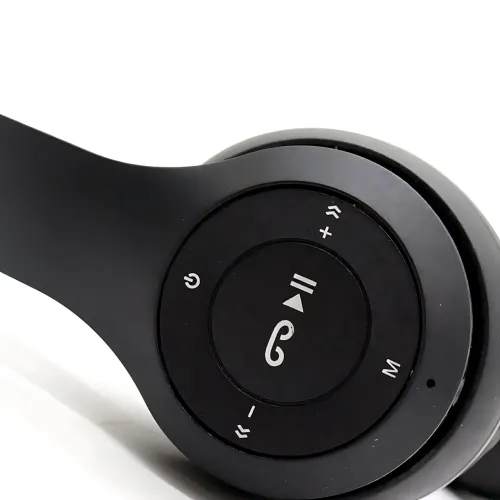 Беспроводные Bluetooth-наушники MDR P47 с микрофоном, шумоподавлением, FM-радио, microSD, складная конструкция - фото 4