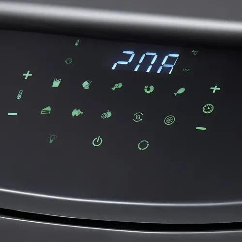 Аэрофритюрница Hoffmans HM-782, 15 л, 2400 Вт, с LED-дисплеем, конвекцией, грилем и запеканием, мультипечь - фото 6
