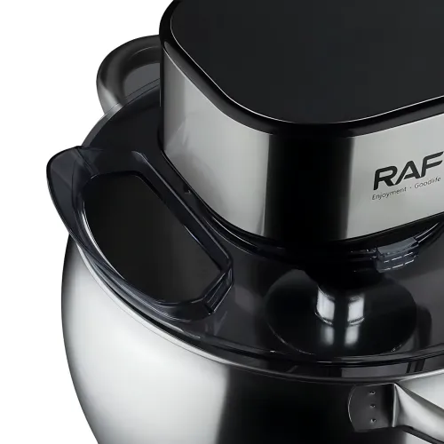 Кухонный планетарный миксер-комбайн RAF R.6603, 8 л, 1800 Вт, 6 скоростей, нержавеющая сталь, с насадками - фото 8