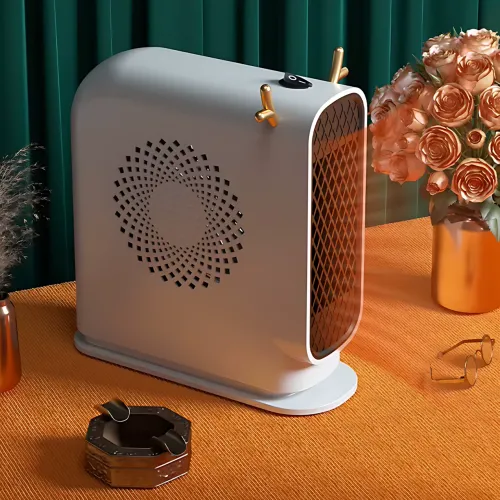 Портативный настольный мини-обогреватель Antler Design 500 Вт, до 20 м², от сети 220V, с защитой от перегрева - фото 10